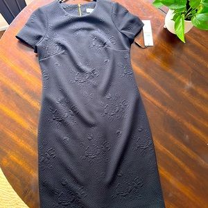 NWT Calvin Klein textured mid dress